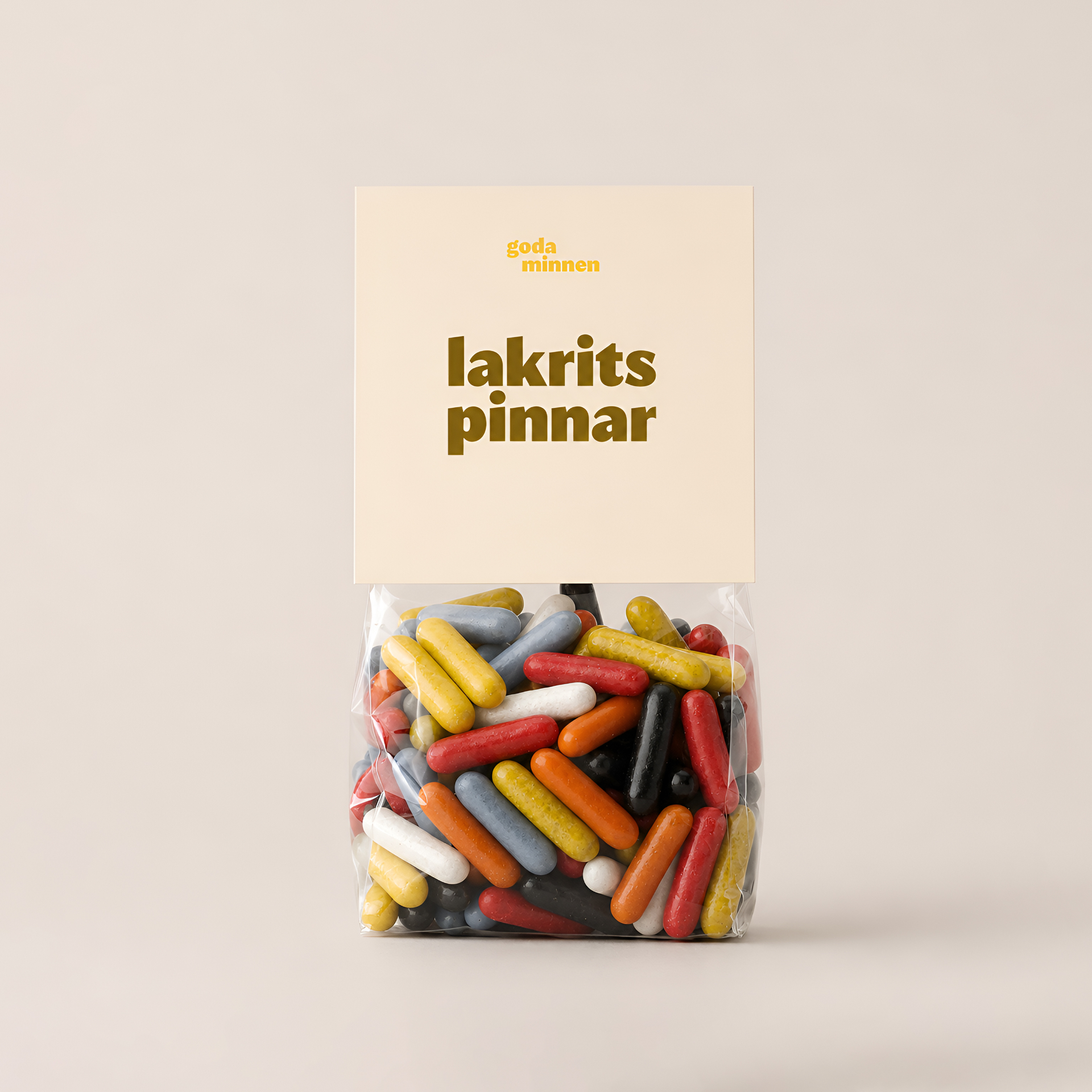 Lakritspinnar — färgglada lakritspinnar i mix